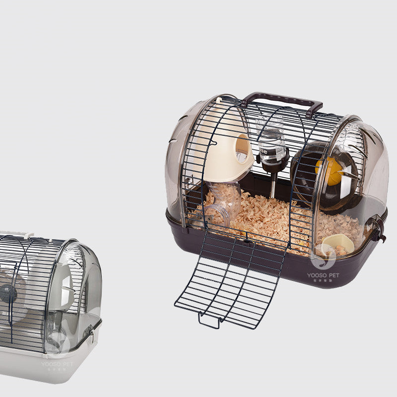 Enhance Your Hamster's Home with the Transparent Luxury Japanese Style Hamster Cage