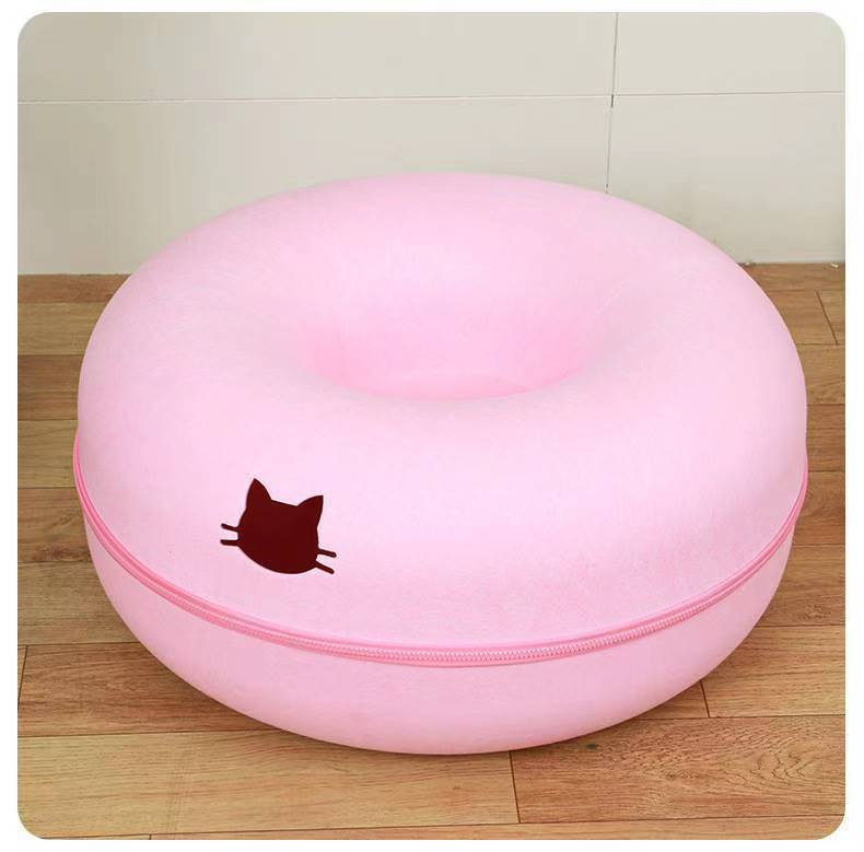 Comfortable Round Pet Tunnel Bed Design