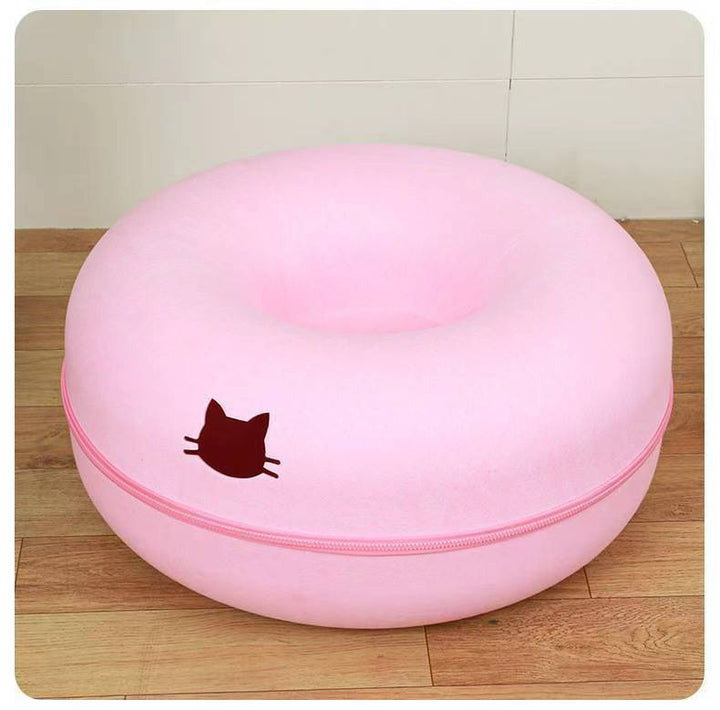 Comfortable Round Pet Tunnel Bed Design