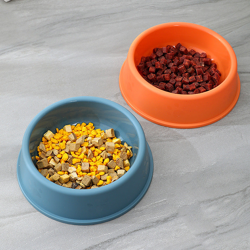 Elevate Your Pet's Dining Experience with Our Frosted Plastic Pet Feeding and Water Bowl