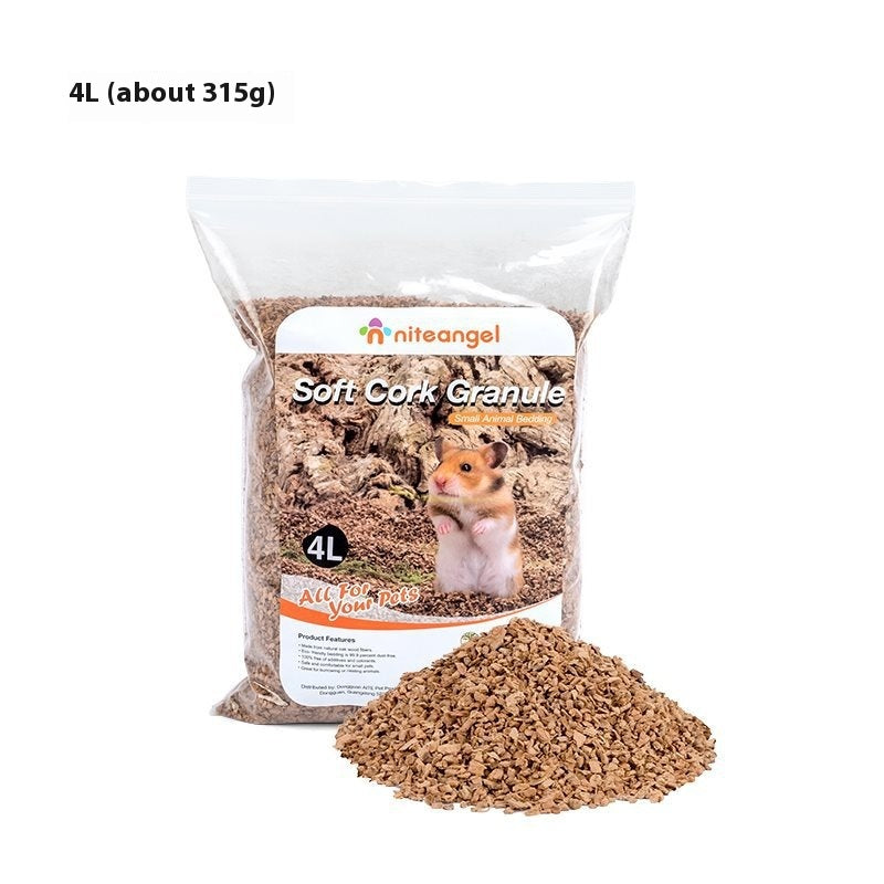 Transform Your Hamster's Home with Dust-Free Oak Cork Bedding