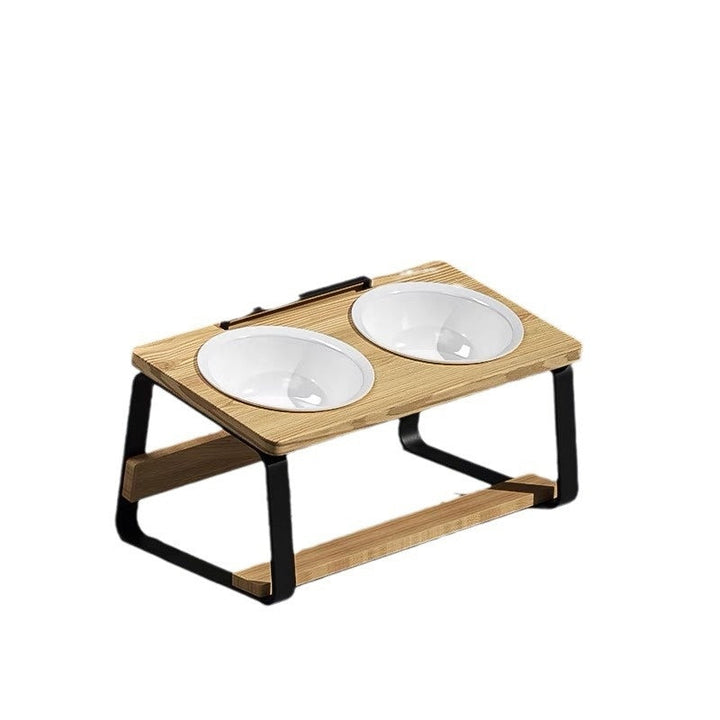 Elevate Your Pet's Dining Experience with Our Ceramic Double Pet Bowl